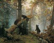 伊万 希什金 : Morning in the Pine Tree Forest